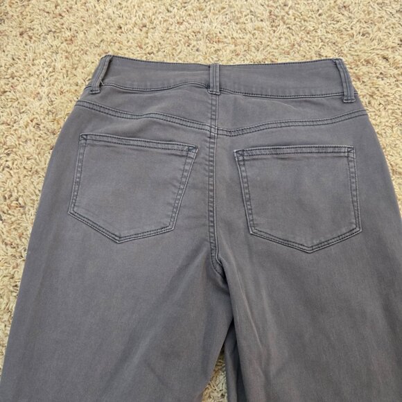 M Jeans by Maurices Women's Gray Denim Pants High-Rise XS Short - Picture 5 of 9